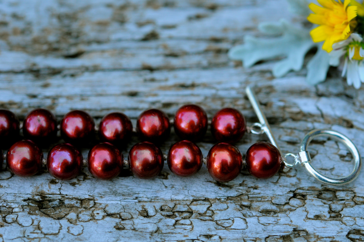 A string of red pearls! – Freshwater Creations